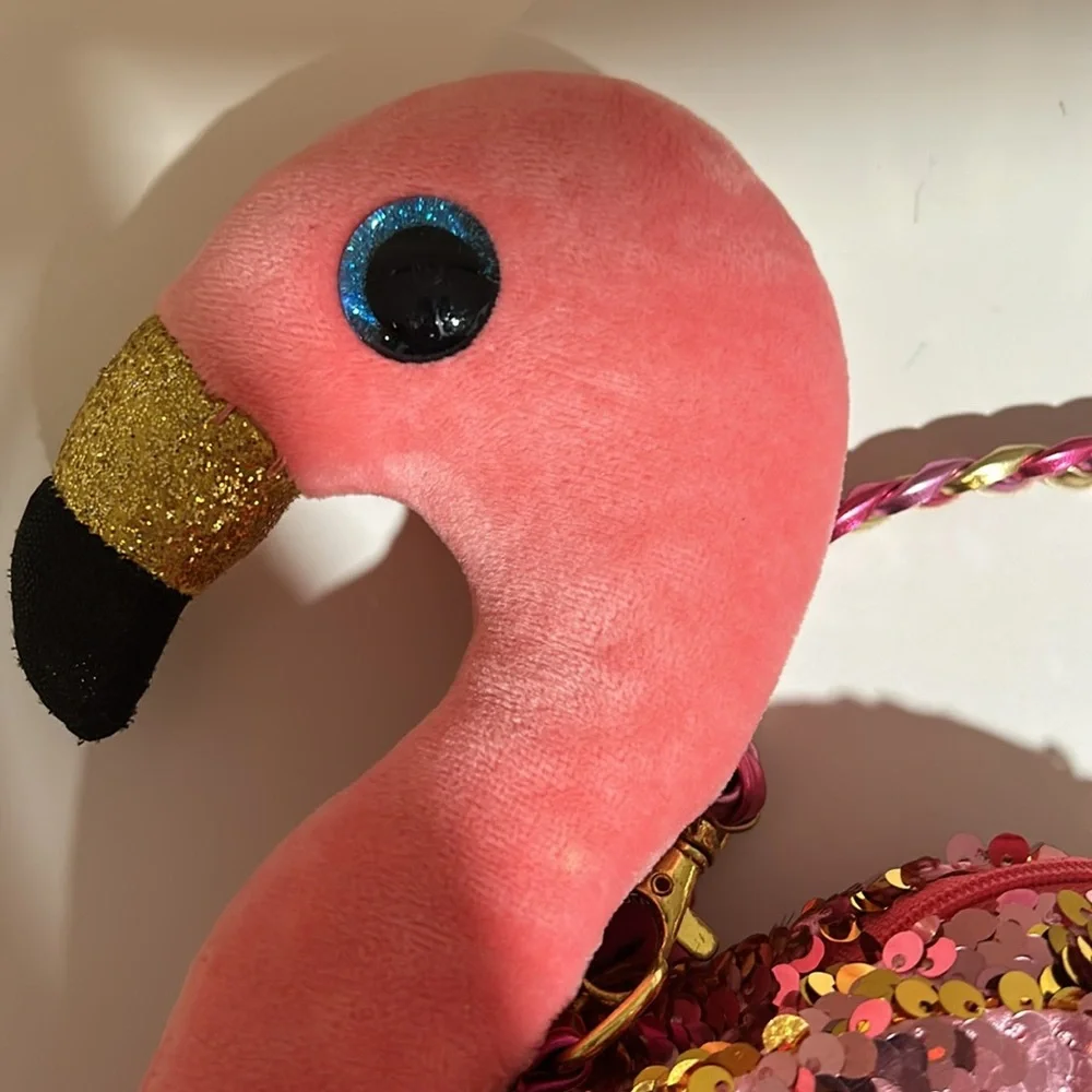 NWOT TY Flamingo purse - Picture 2 of 5